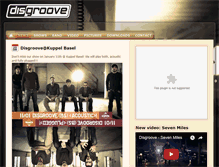 Tablet Screenshot of disgroove.com